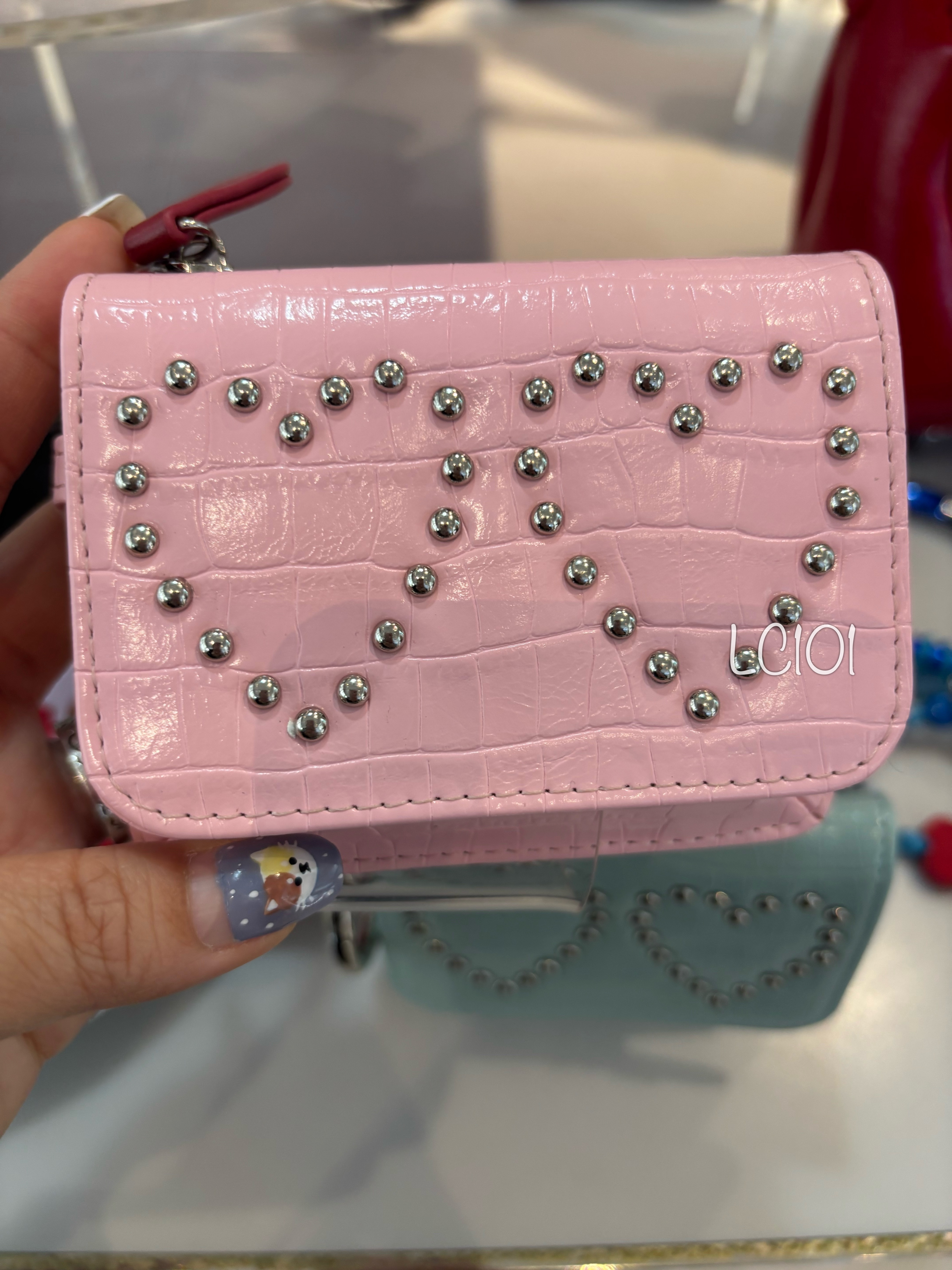 Casselini Flower Motif Card Case