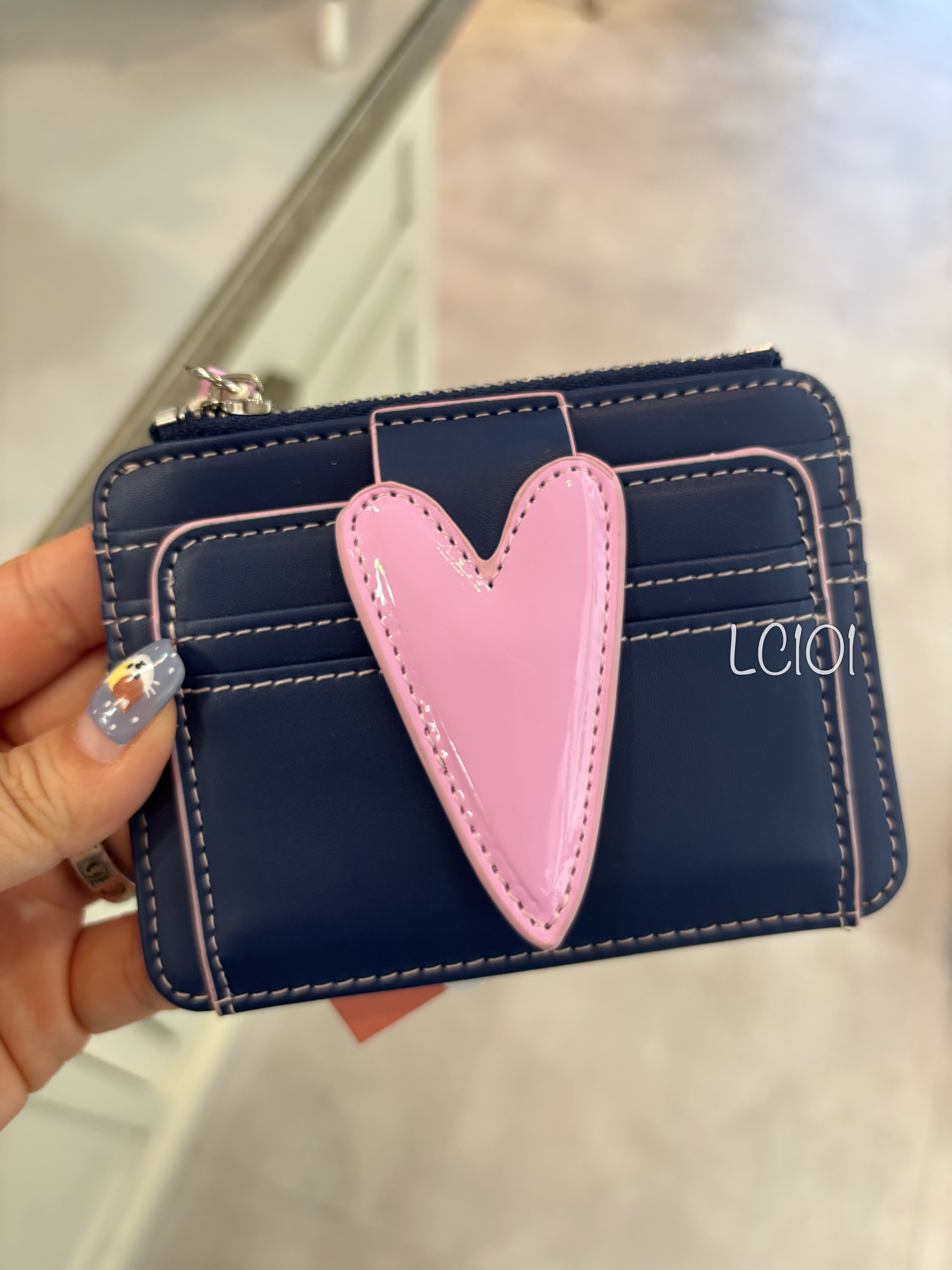 Casselini Flower Motif Card Case