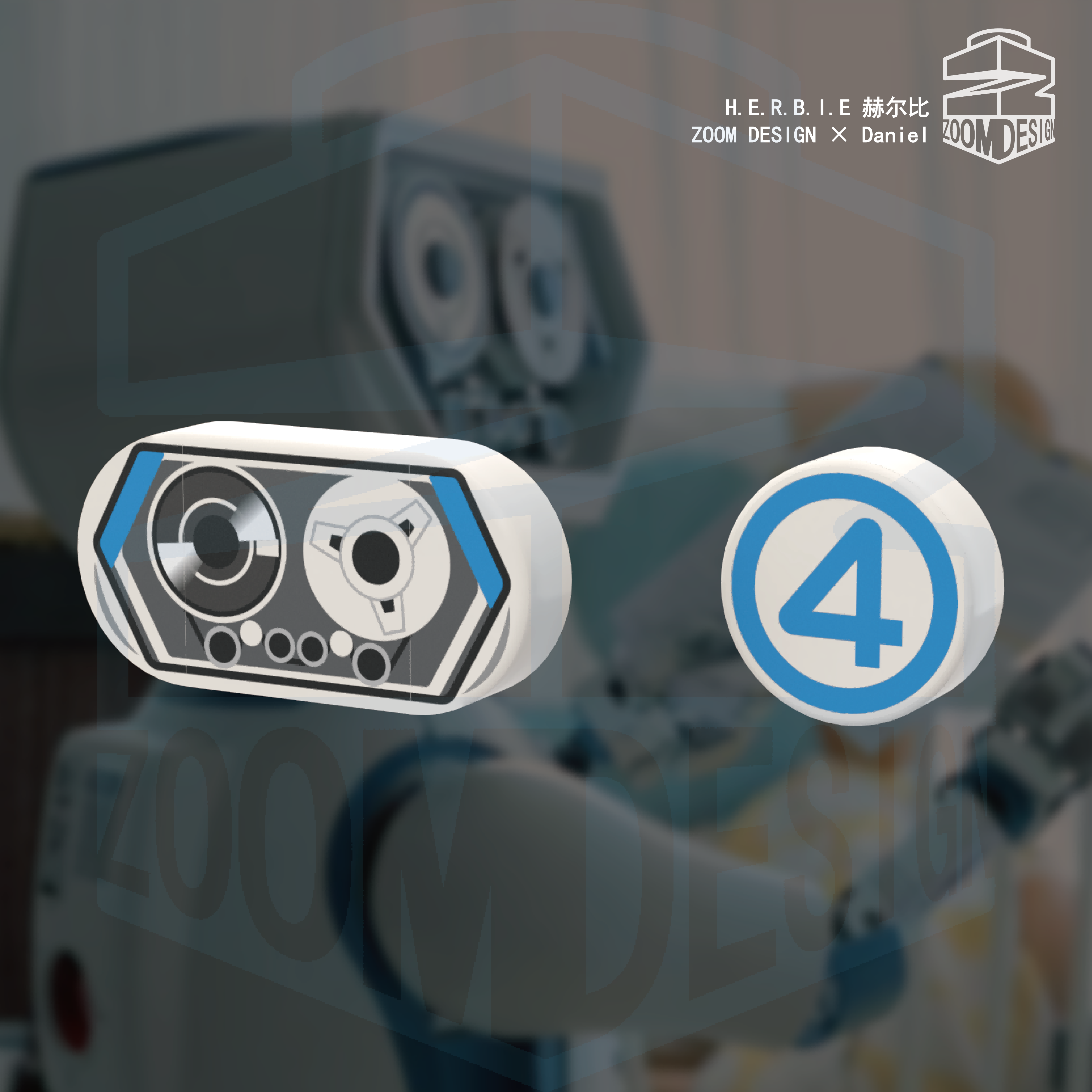 [Zoom][Preorder] Fantastic Four, Herbie [UVprinted]