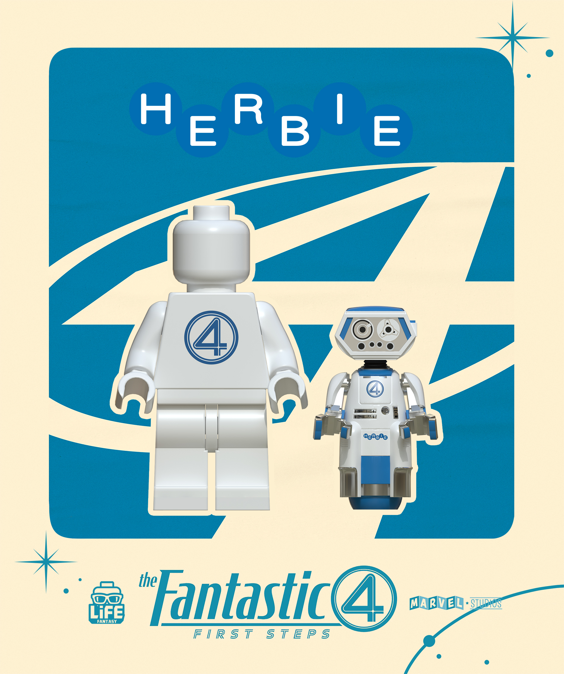 [Life Brick[[Preorder] Fantastic Four - Herbie [PADprinted]