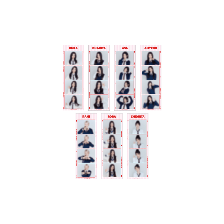 babymonster 1st Anniversary 4cut photo set