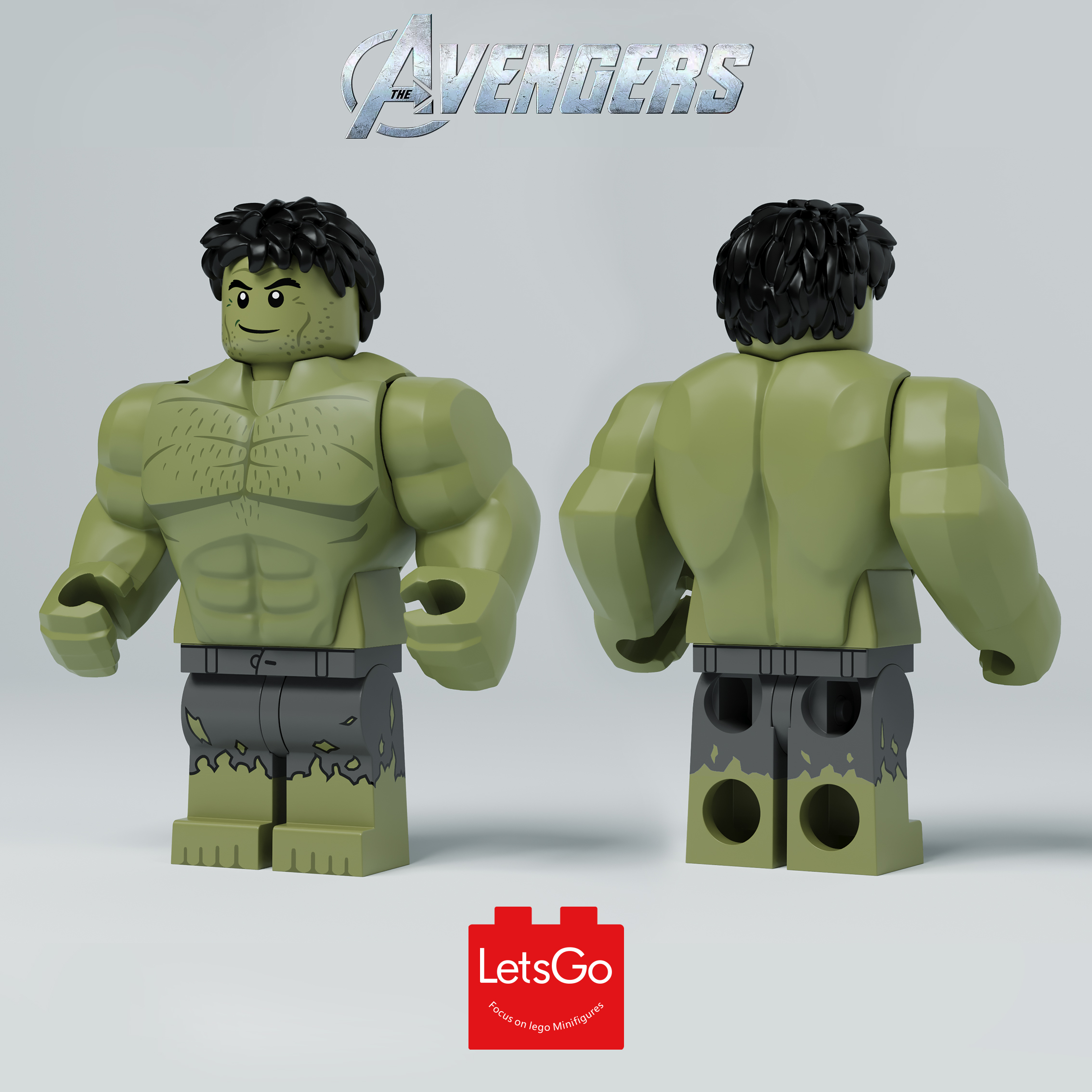 [Lets GO][Preorder] The Avengers 1 - Hulk [PADprinted]