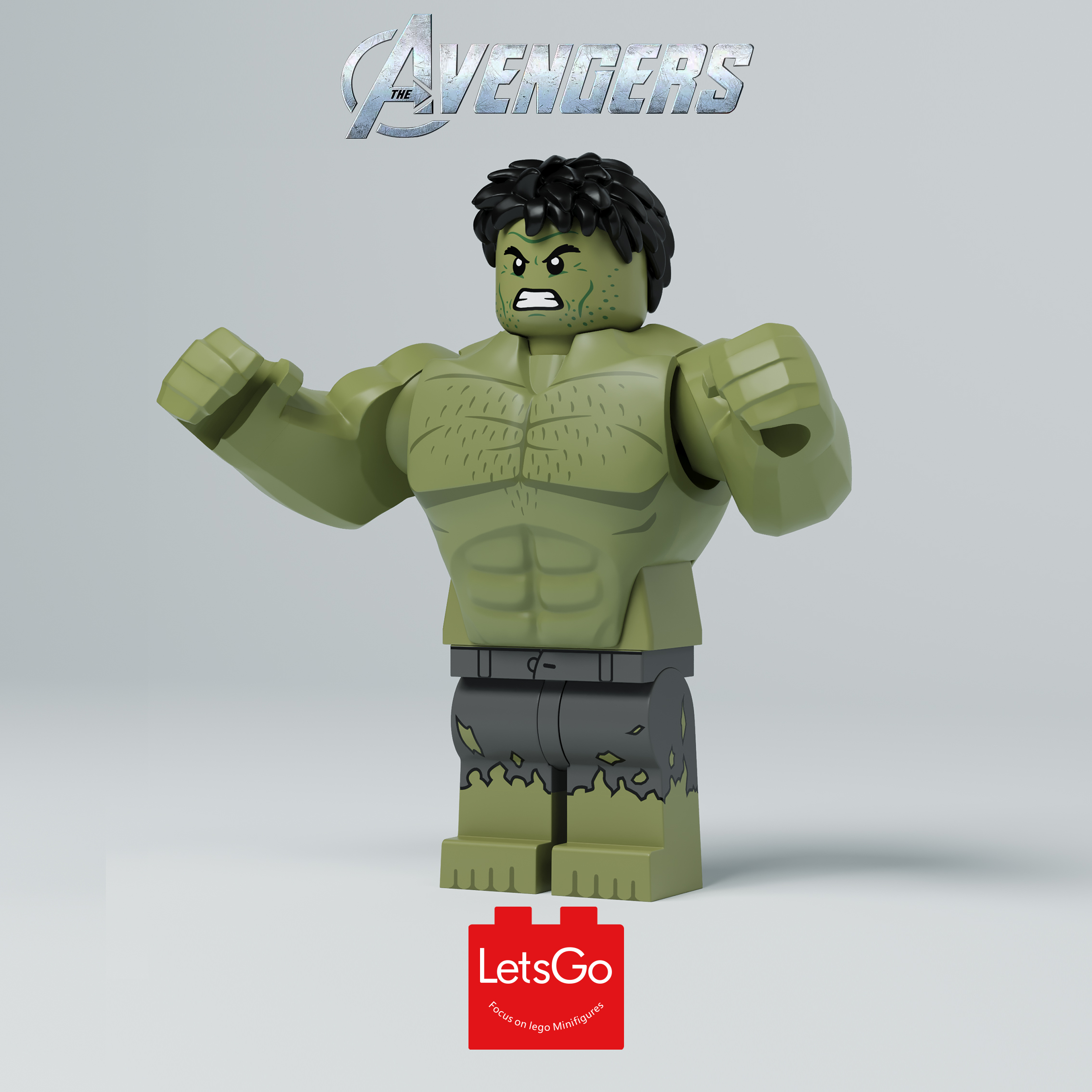 [Lets GO][Preorder] The Avengers 1 - Hulk [PADprinted]