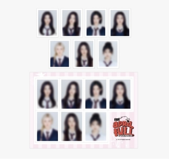 babymonster 1st Anniversary ID photo & sticker set