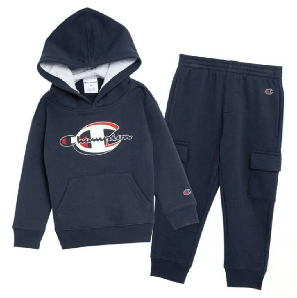 【預購】Champion G072851 男童2件運動套裝