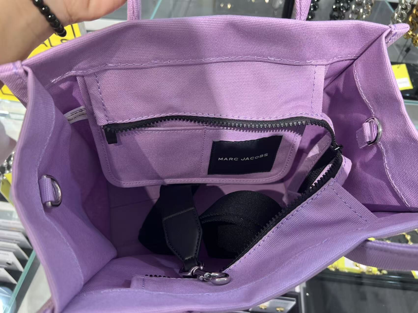 【現貨】Marc Jacobs G072825 紫色帆布tote包包