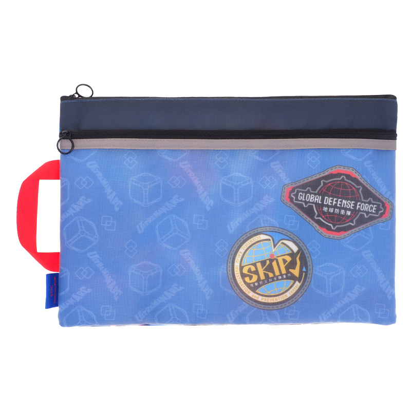 Ultraman F4雙拉鍊布文件袋連手挽 U8-7297-2