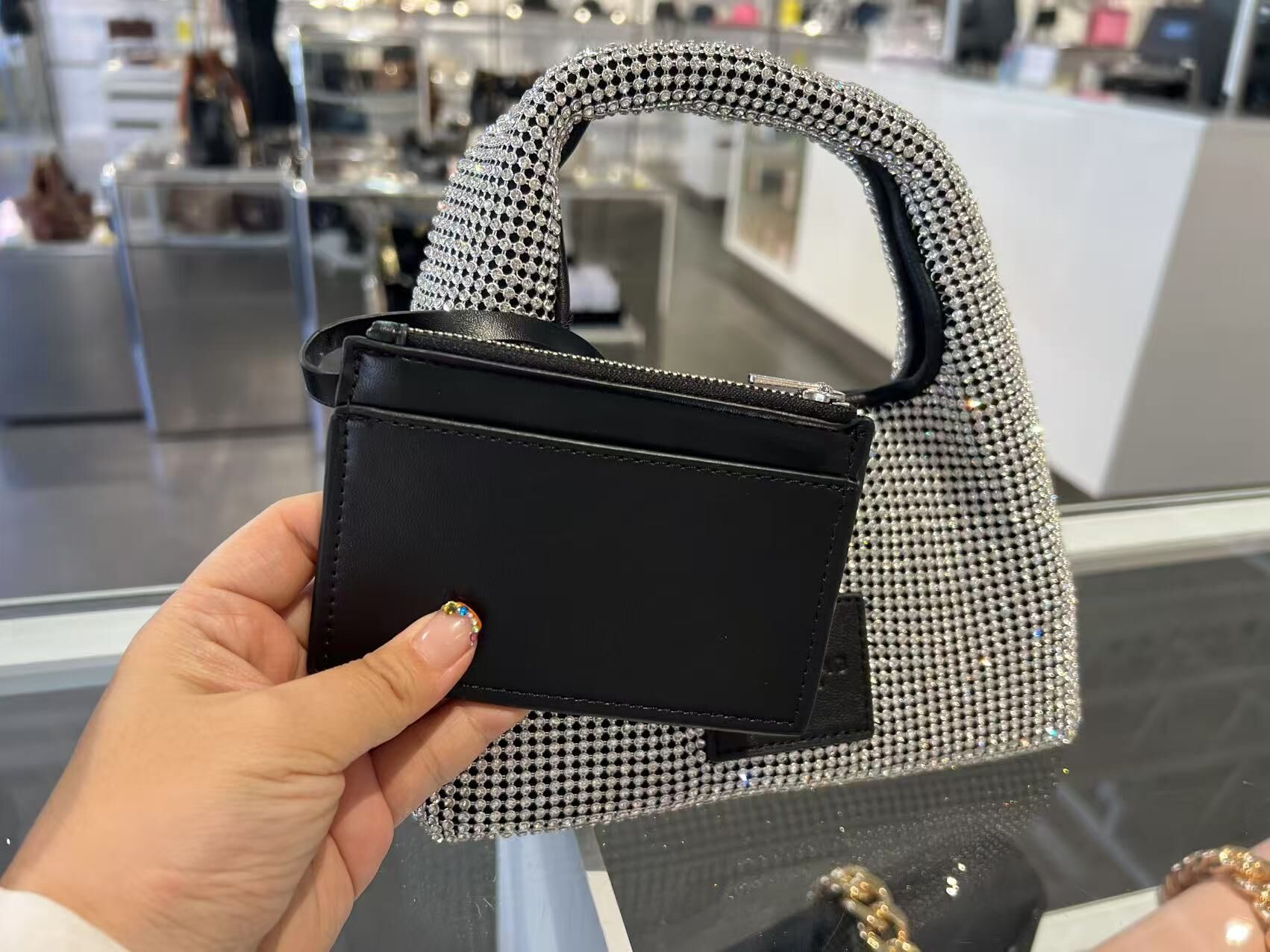 【預購】Marc Jacobs G072828 閃閃手提包包＋卡包套裝