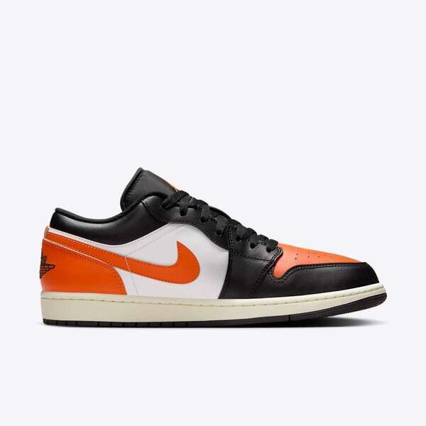 Nike Air Jordan 1 Low 553558-081 男 運動休閒鞋 AJ1 低筒 喬丹 穿搭 黑橘