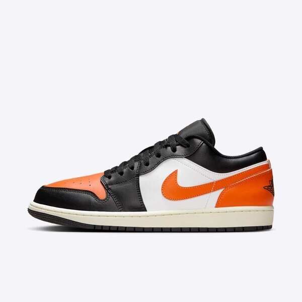 Nike Air Jordan 1 Low 553558-081 男 運動休閒鞋 AJ1 低筒 喬丹 穿搭 黑橘