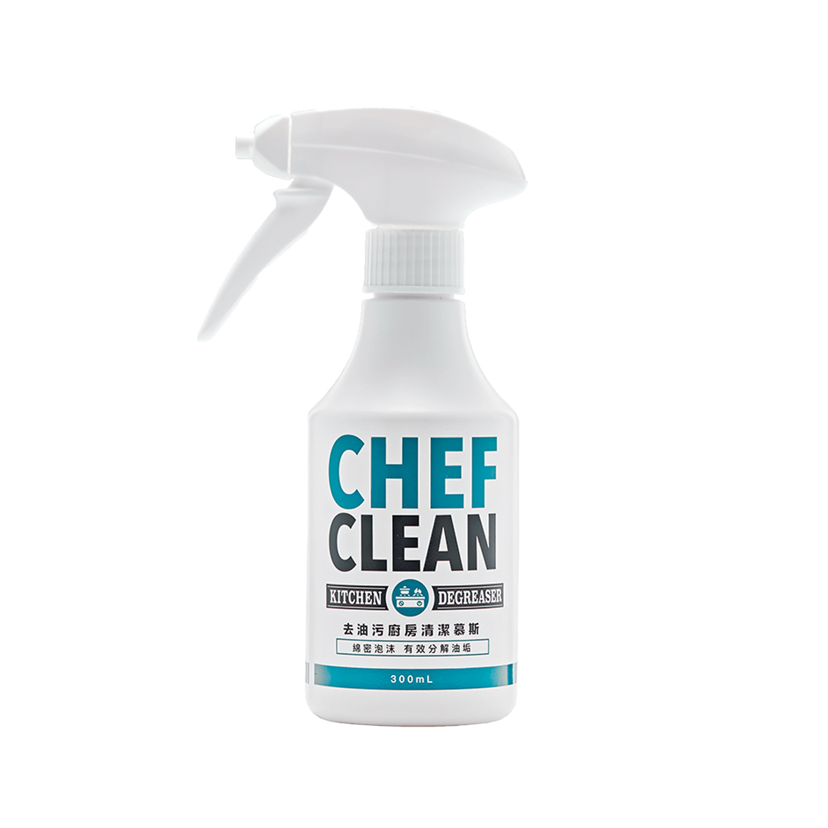 淨毒五郎 去油污廚房清潔慕斯 300ml