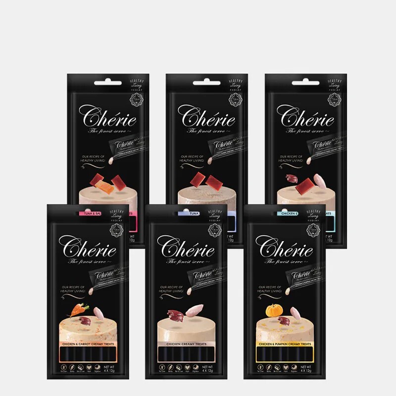 Cherie 法麗｜全照護主食肉泥系列 腎貓友善肉泥 12g*4入