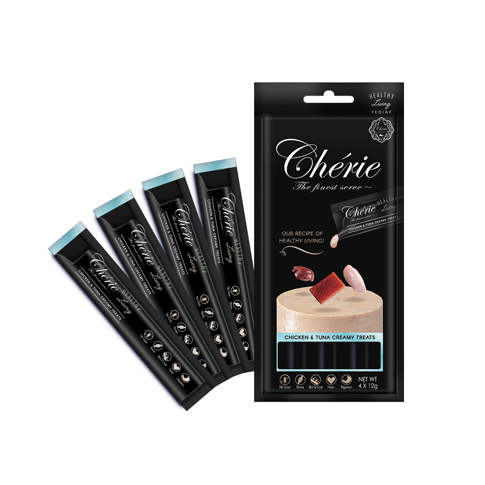 Cherie 法麗｜全照護主食肉泥系列 腎貓友善肉泥 12g*4入