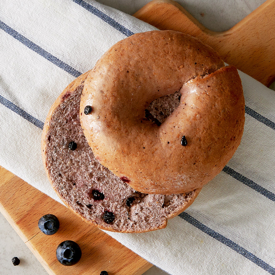 藍莓果粒貝果3入