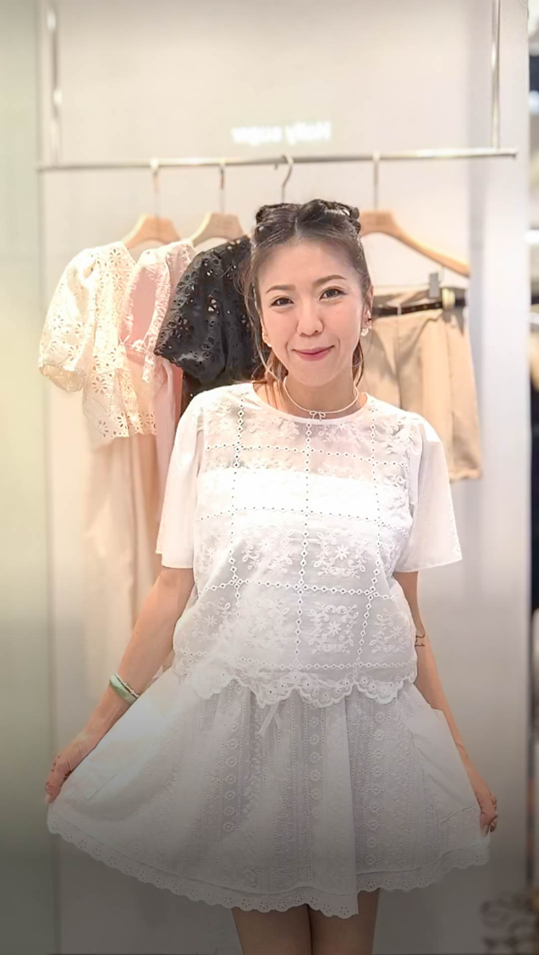 🥰PM_K9229  ▶️九宮格緹花上衣 👉B:106cm L:51cm👈