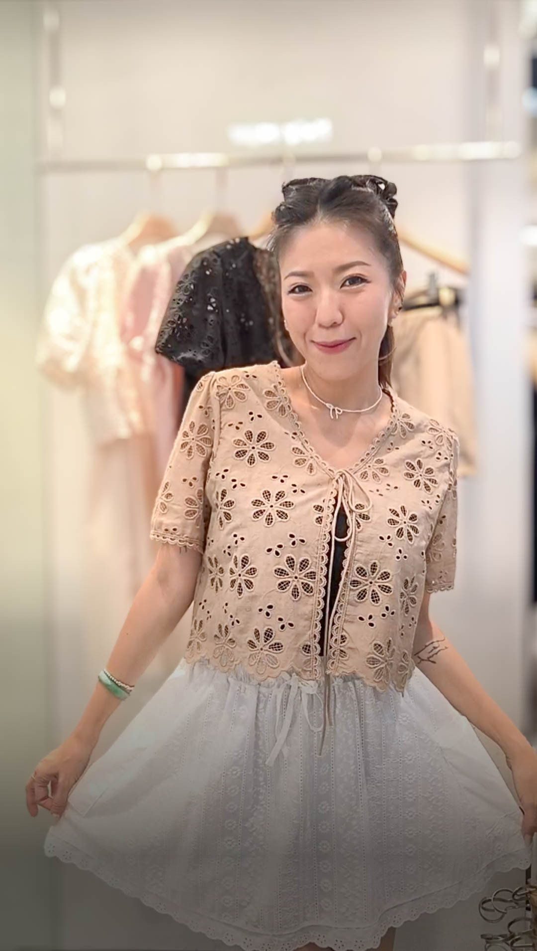 🥰PM_K9238  ▶️旁邊口袋褲裙 👉W:100cm H:cm L:40cm