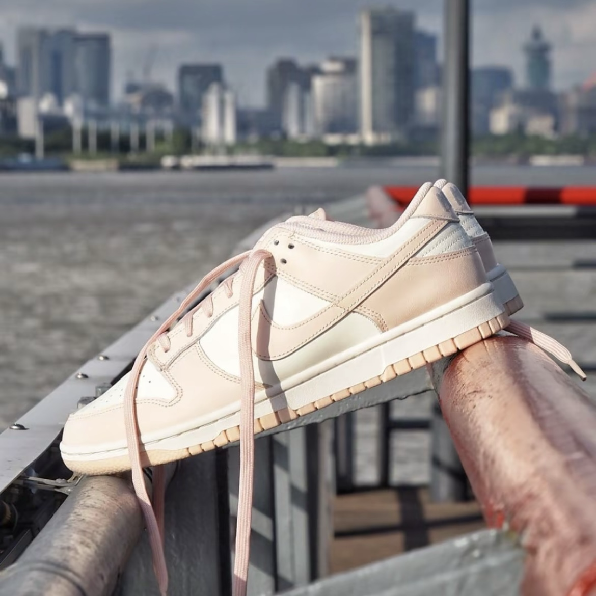 Nike Dunk Low "Orange Pearl" 珍珠粉白 淺粉橘 櫻花粉 低筒休閒鞋