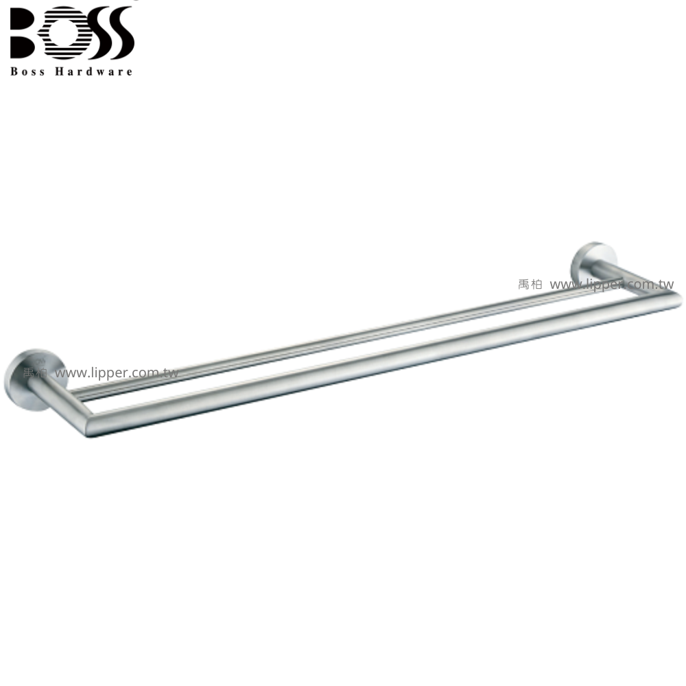 BOSS 不銹鋼雙桿毛巾架 60cm 21008