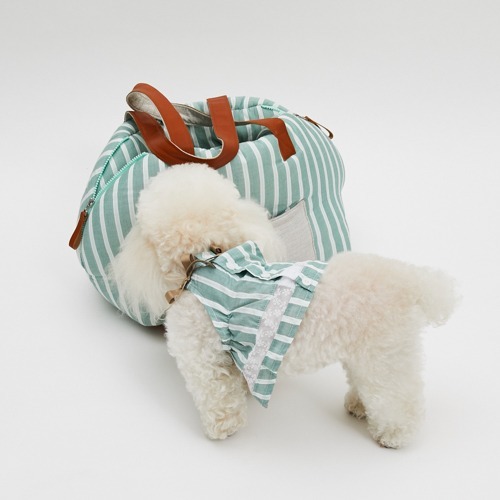 Louisdog La Seta 綠條紋洋裝