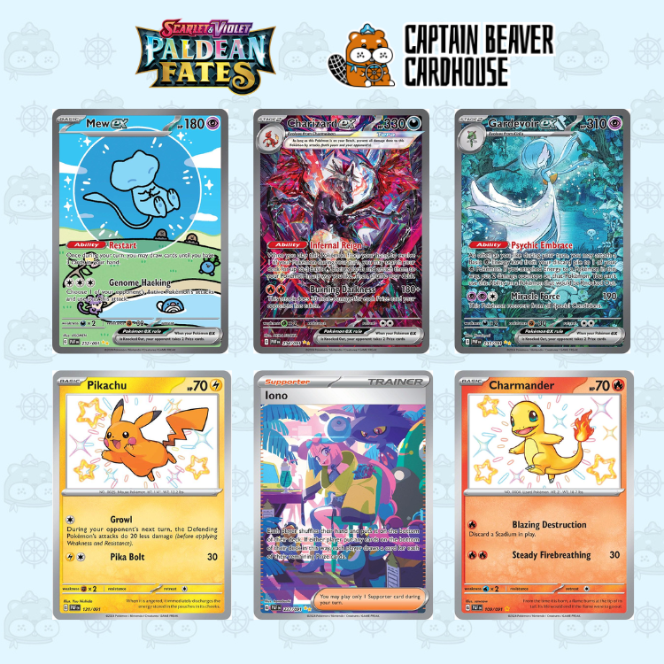 Pokemon Paldean Fates SV4.5 Elite Trainer Box