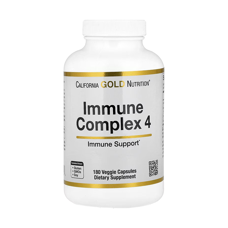 California Gold Nutrition Defender 4 , 180  Veg Capsules