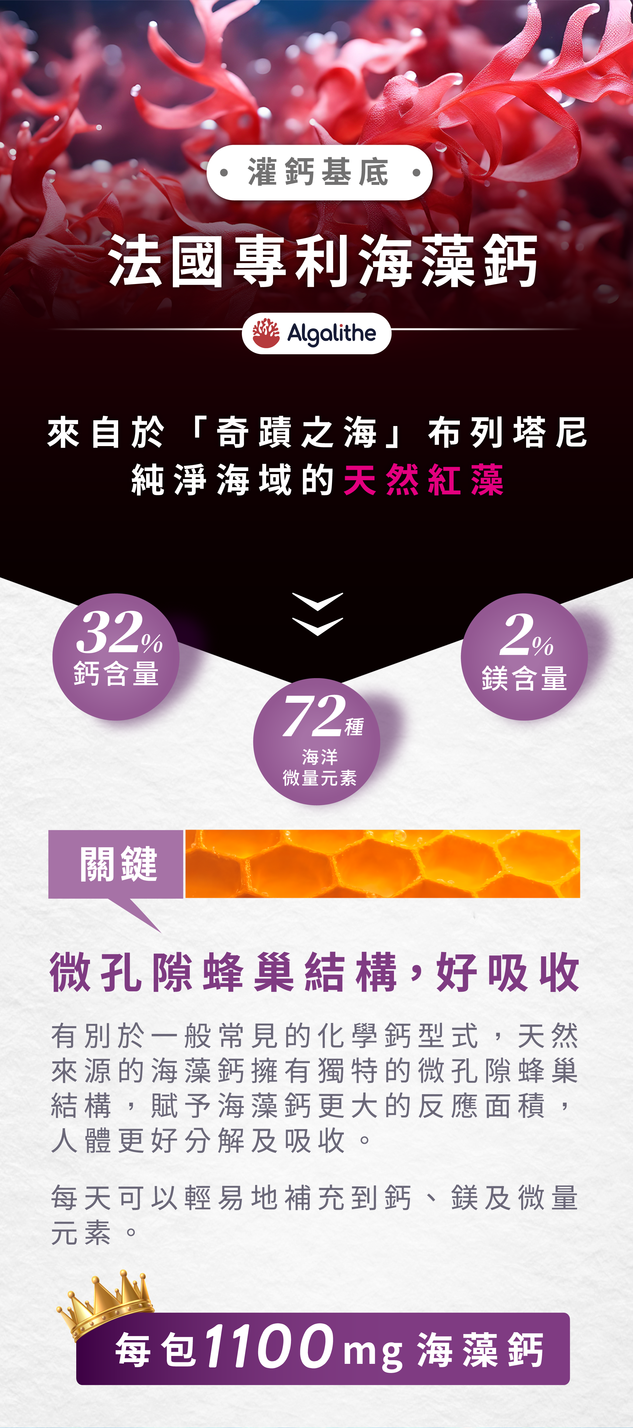 素食鈣，海藻鈣