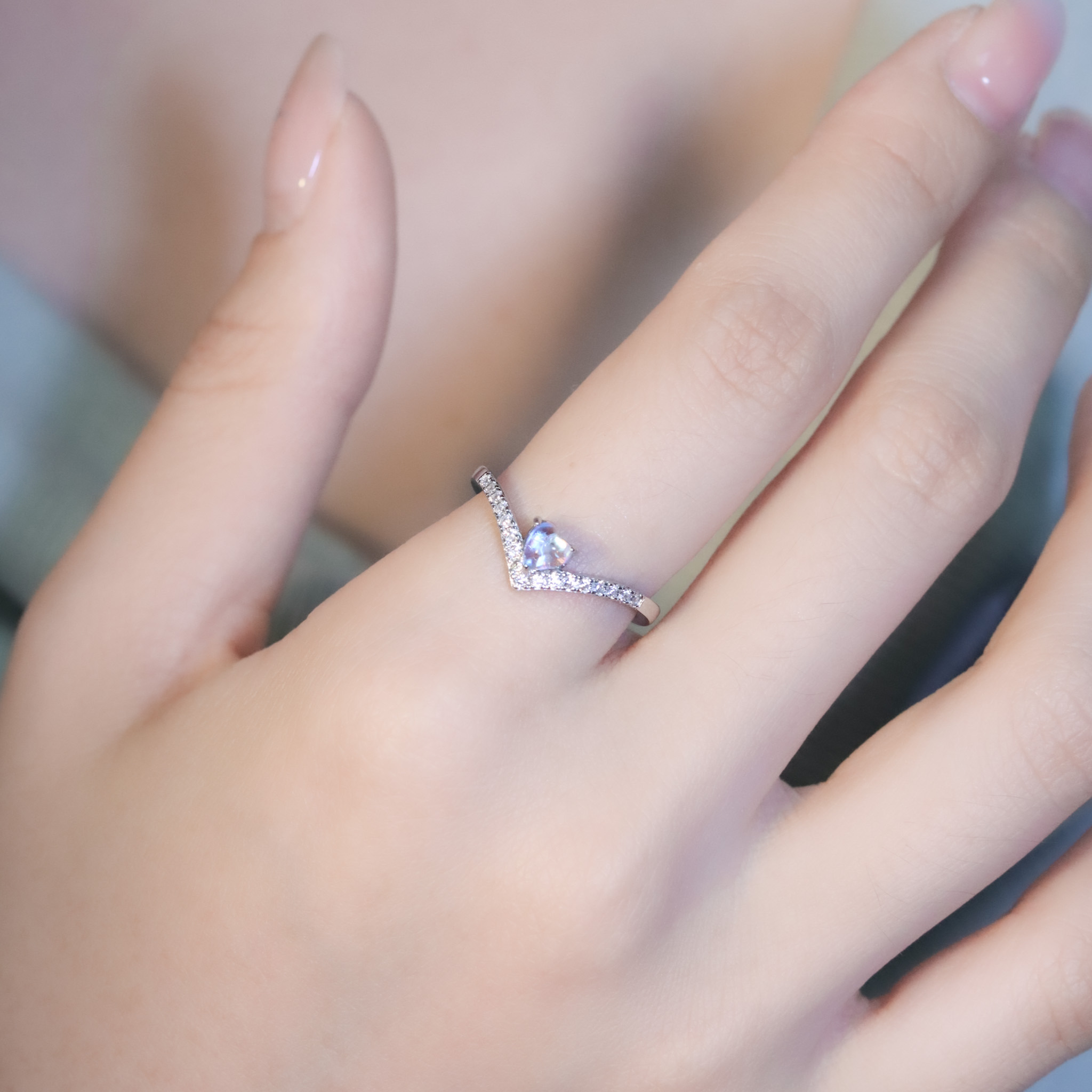 | 925銀・琉璃 | 愛意所在地戒指 | RI0925 |