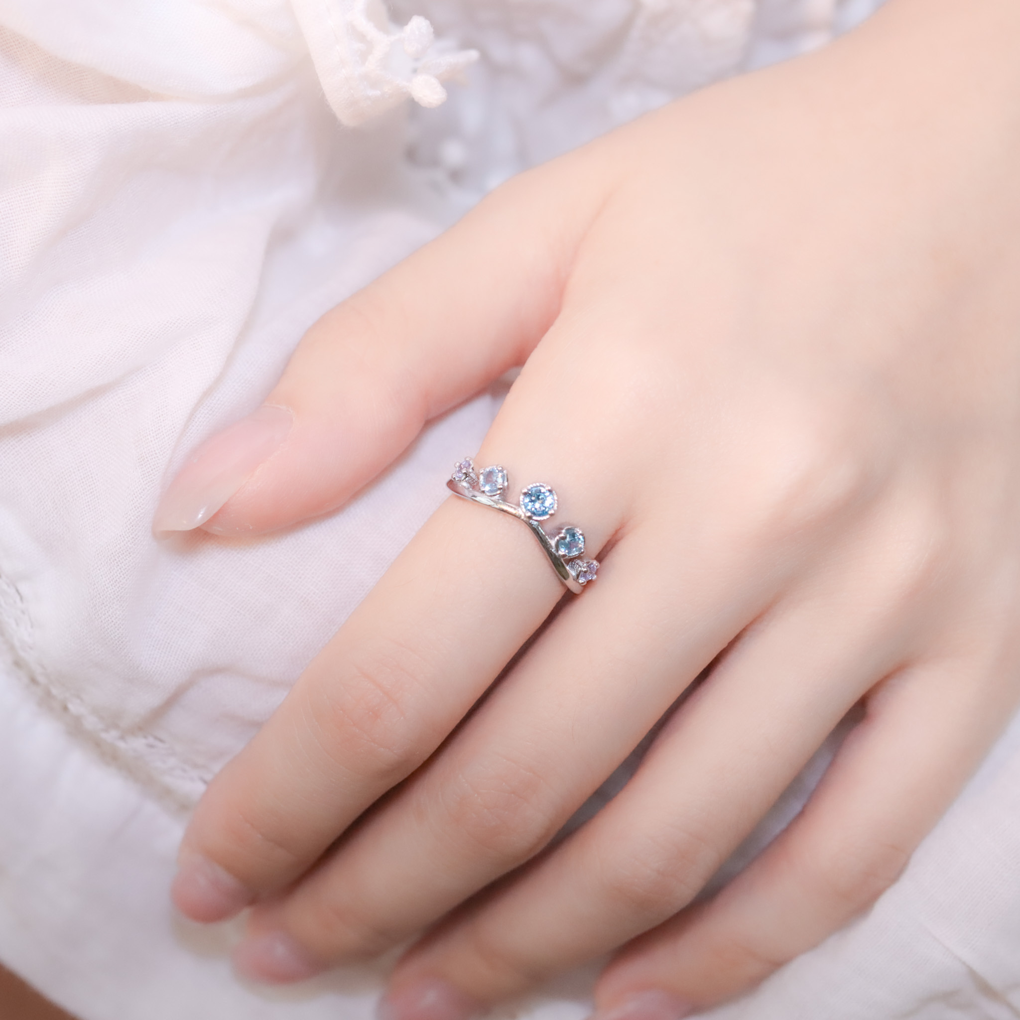 | 925純銀 | 漫藍舞曲戒指 | RI0926 |