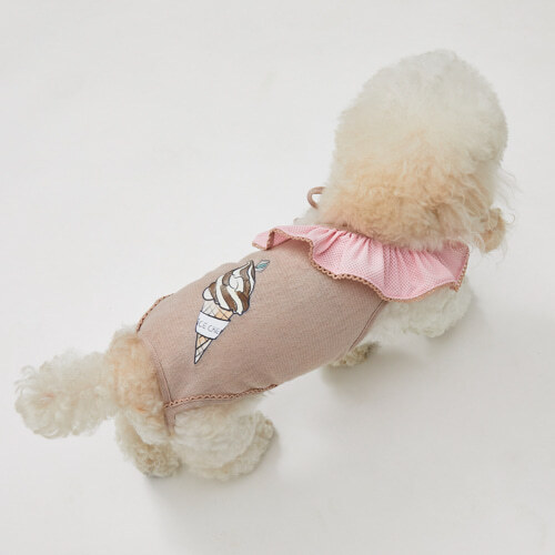 Louisdog Louisdog｜Pool Club 系列／巧克力冰淇淋防蚊連身衣