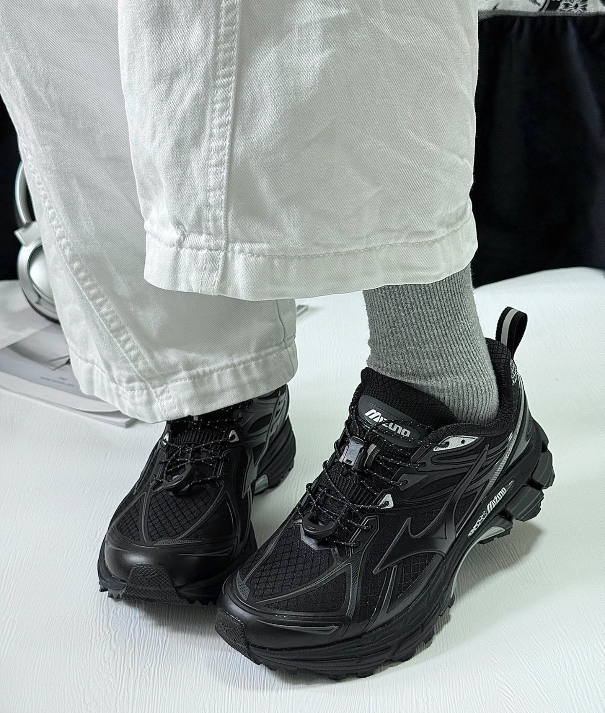 Mizuno 黑魂輕量跑鞋👟Halo Mix TL 減震透氣百搭運動鞋男女款跑步健身