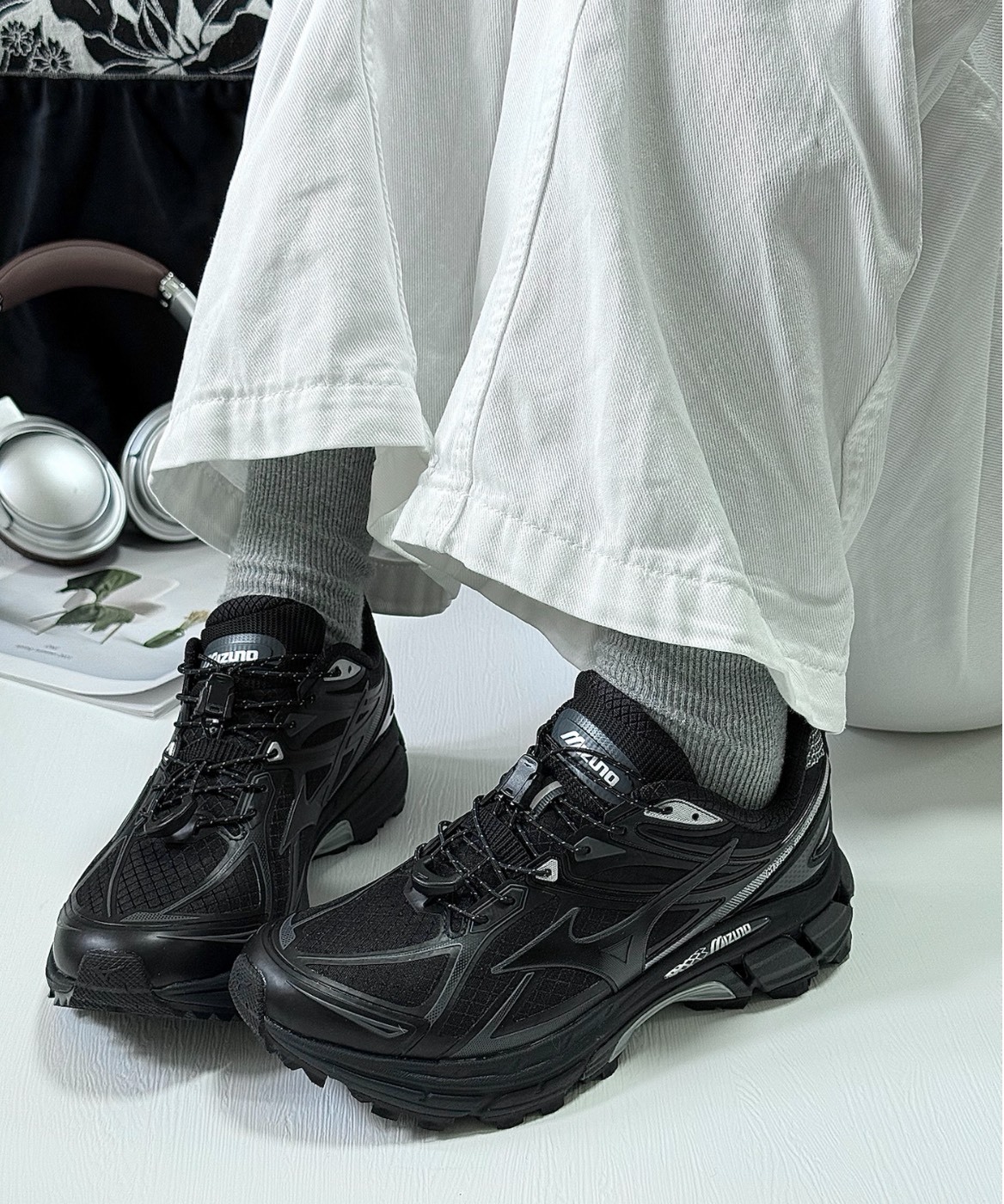 Mizuno 黑魂輕量跑鞋👟Halo Mix TL 減震透氣百搭運動鞋 男女款 跑步健身必備 July25