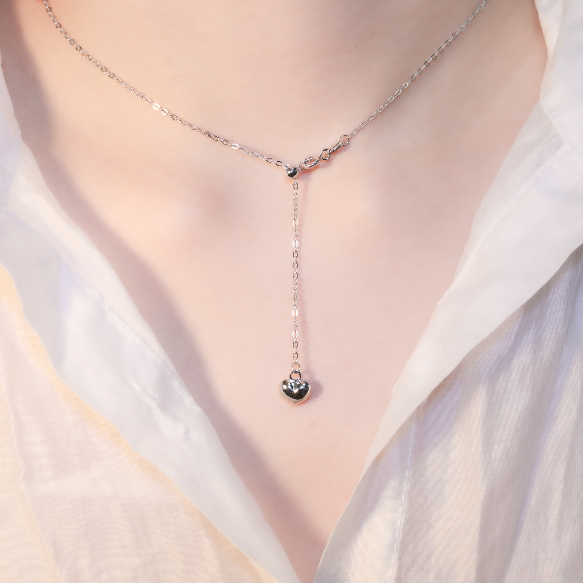 | 925銀丨飽滿小愛意項鍊 | NE1457 |