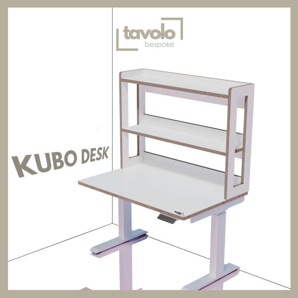 Tavolo Bespoke Kubo Desk (White) - 90cm
