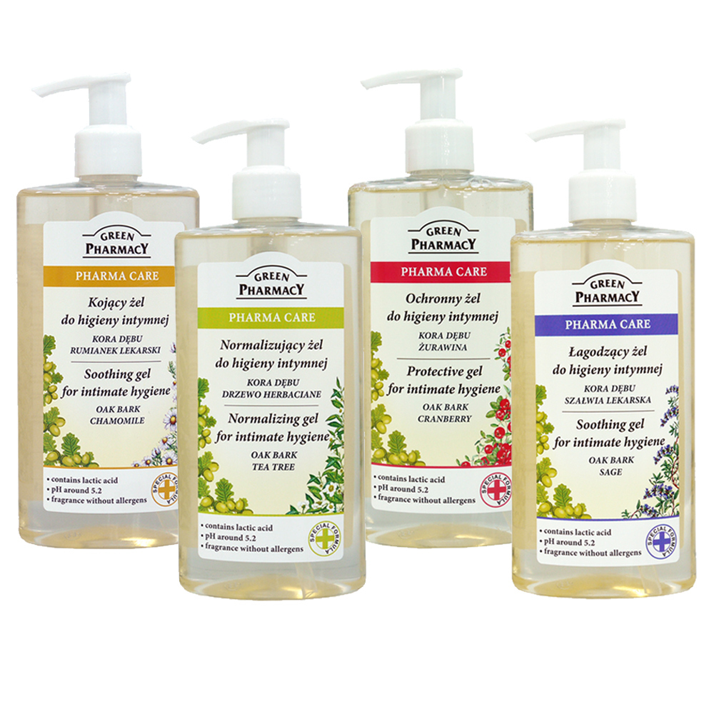 【Green Pharmacy】私密潔膚露300ml 洋甘菊 蔓越莓 茶樹 鼠尾草