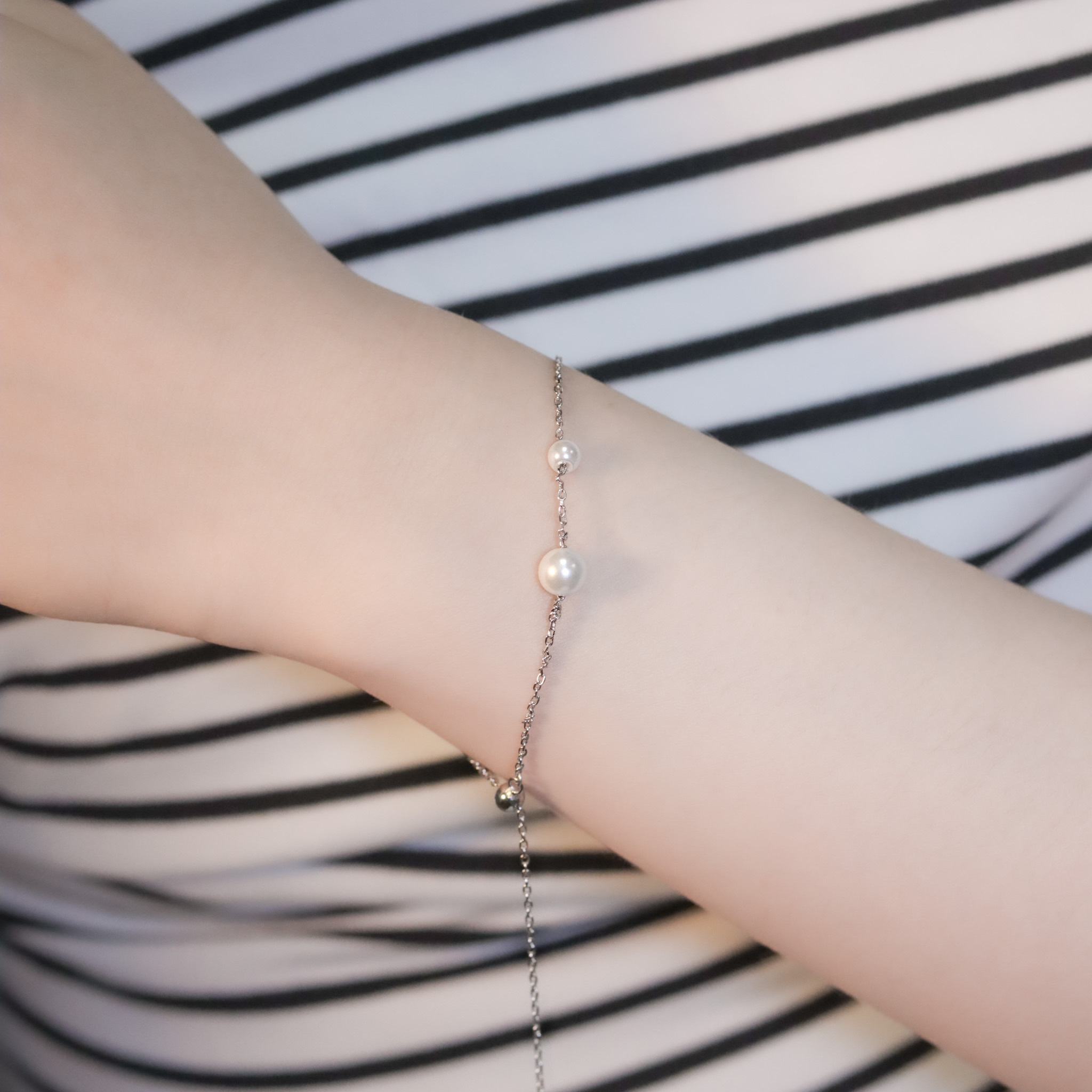 | 925純銀・ 珍珠 | 小珍珠手鏈 | BR1377 |