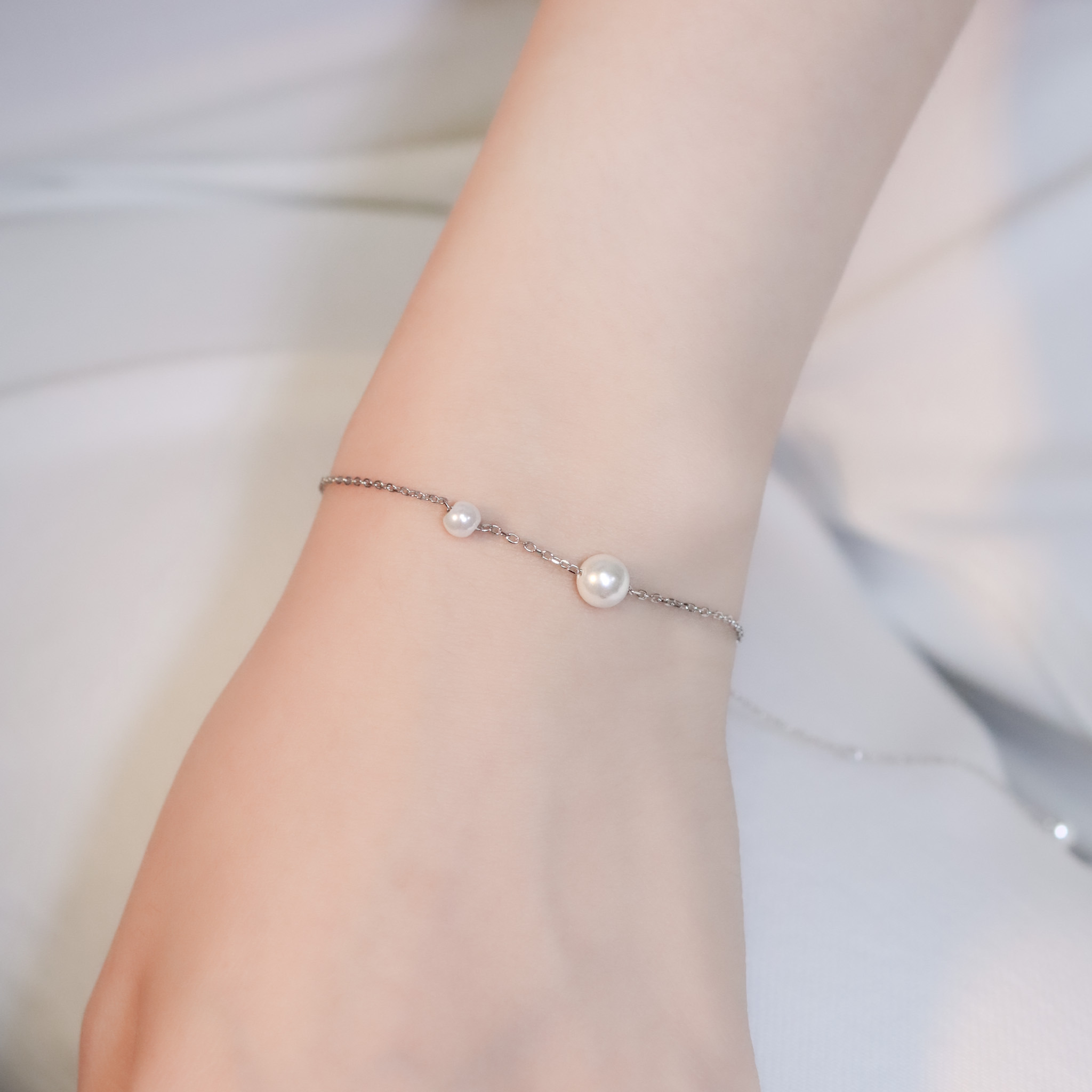 | 925純銀・ 珍珠 | 小珍珠手鏈 | BR1377 |