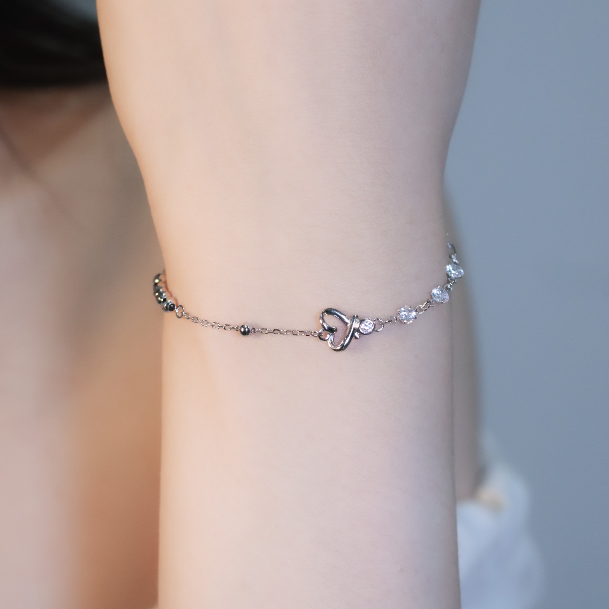 | 925純銀・白金 | 心意萌動時手鏈 | BR1374 |