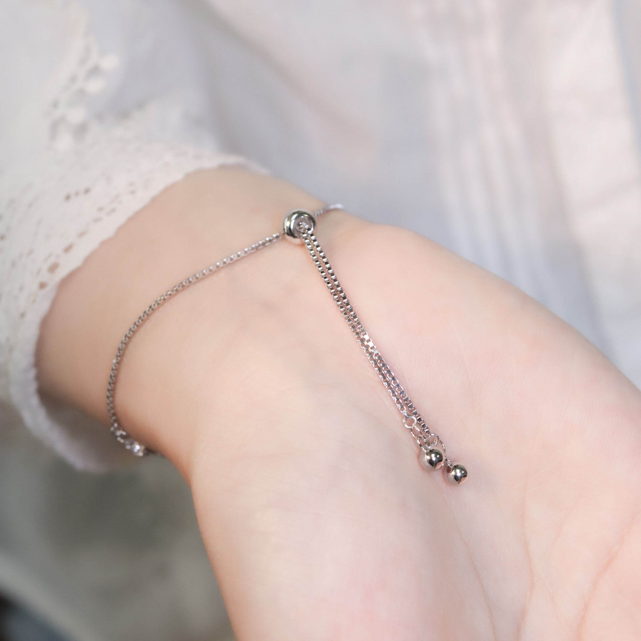 | 925銀丨雪花落下時手鏈 | BR1373 |