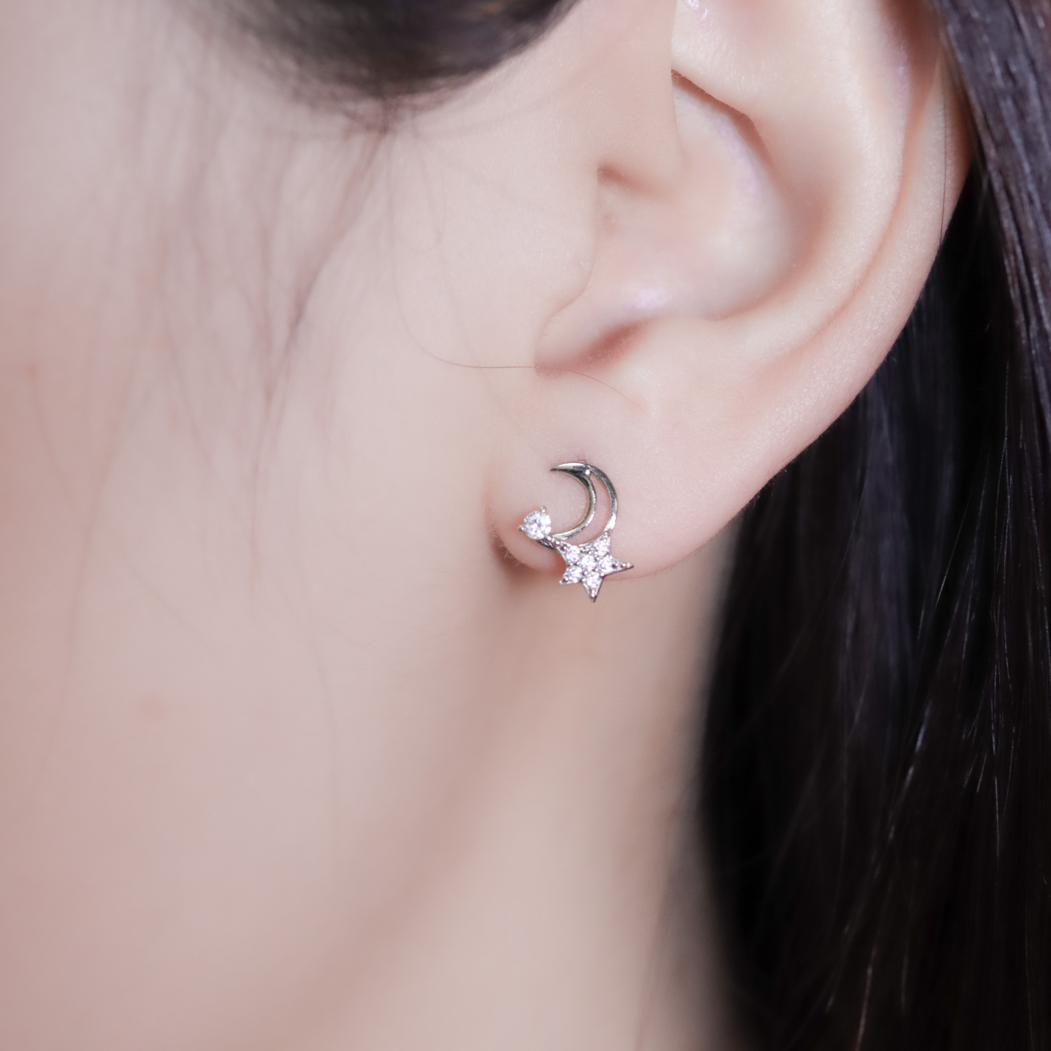 | 999足銀・白金 | 唯一的陪伴耳環 | EA1020 |