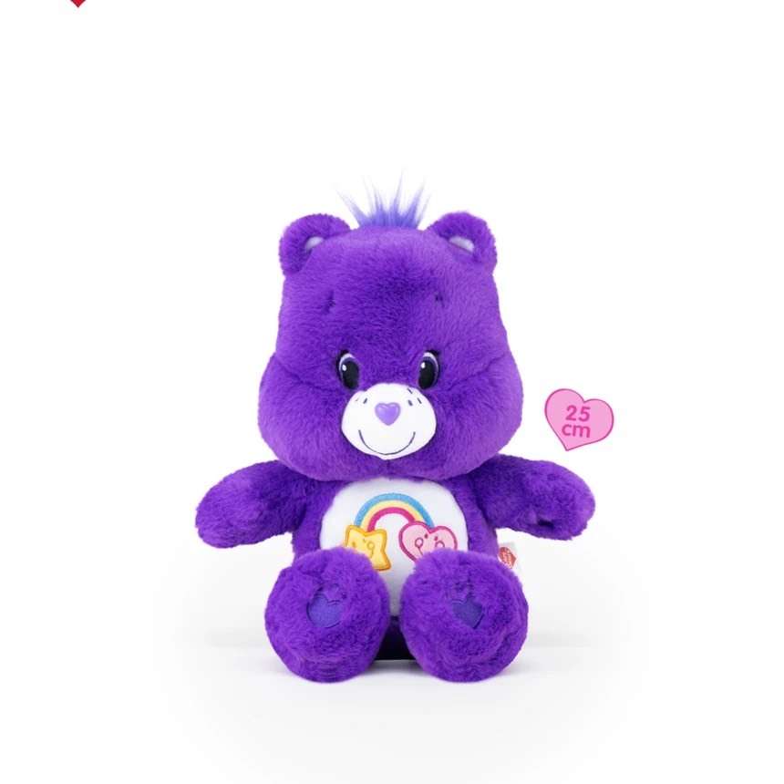 🇹🇭 CARE BEARS 深紫色星星愛心熊25/45cm/吊飾