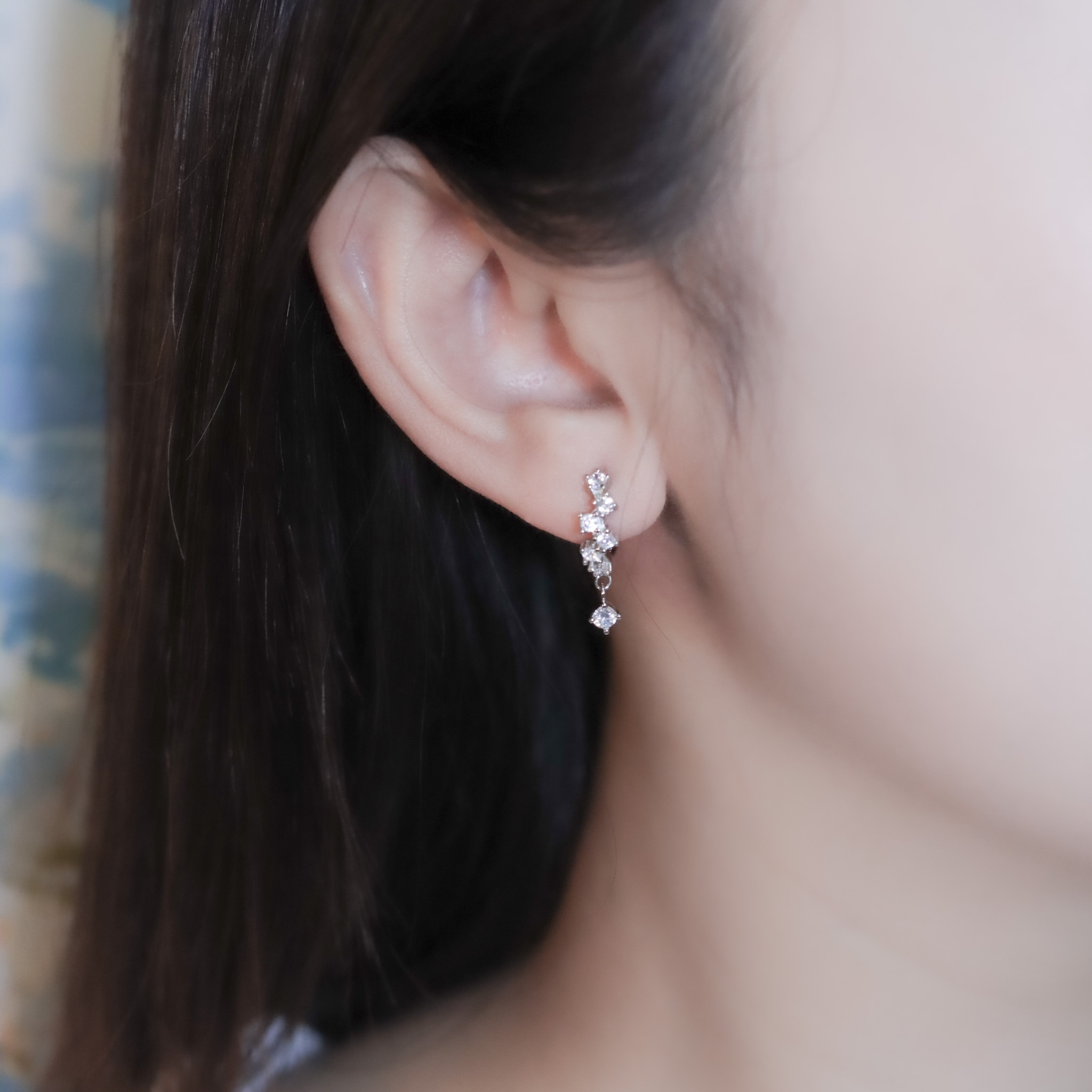 | 925純銀 | 繁星小圈耳環 | EA1025 |