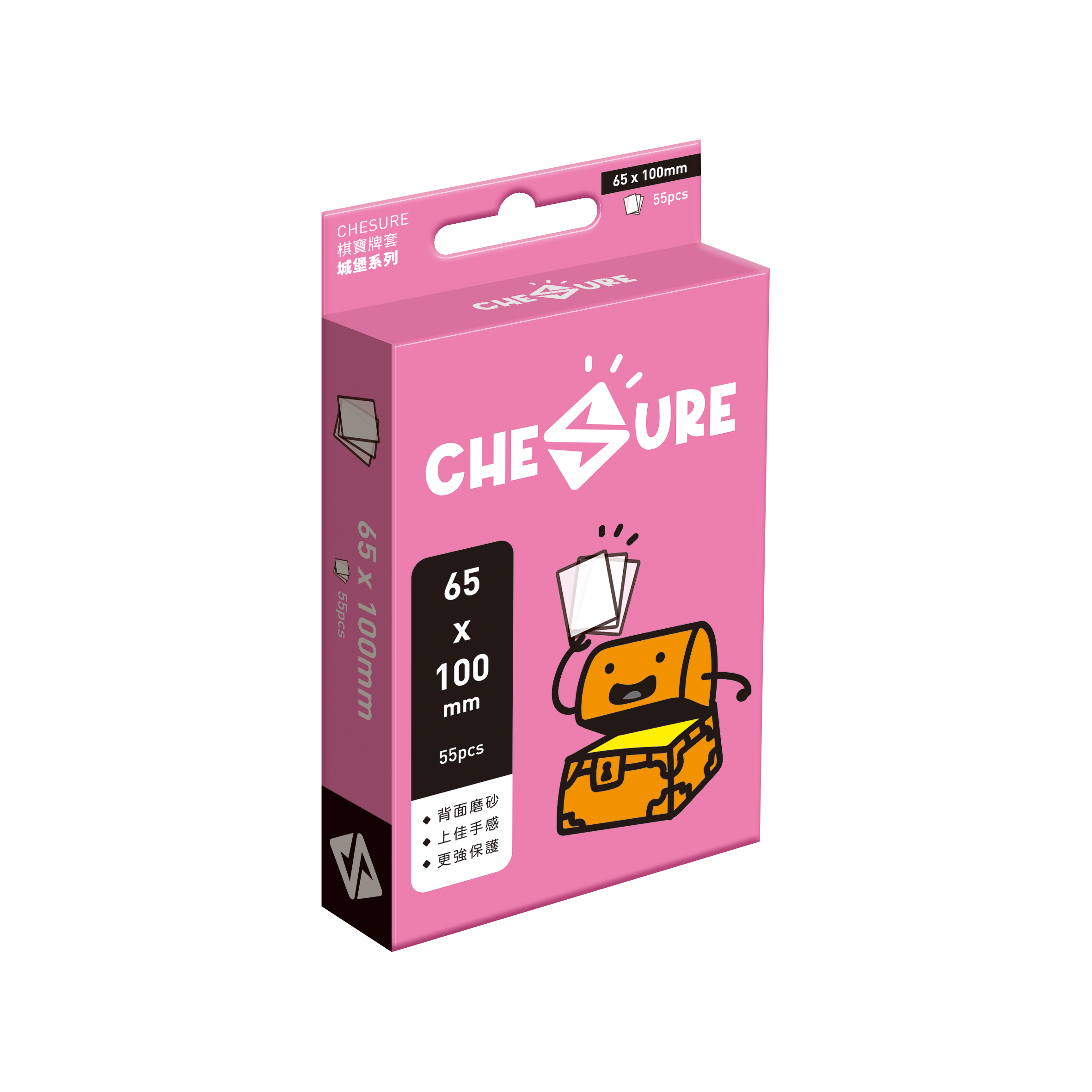 CHESURE 棋寶牌套－城堡系列 65*100mm (55張/包)