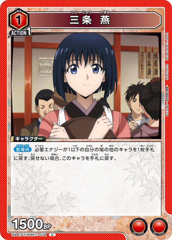 UA41ST/RNK-1-078 三条 燕