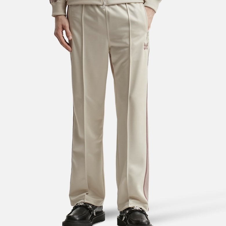 日牌 NEEDLES 長褲  側條紋 蝴蝶褲 日系 潮流 休閒 直筒 長褲 男女