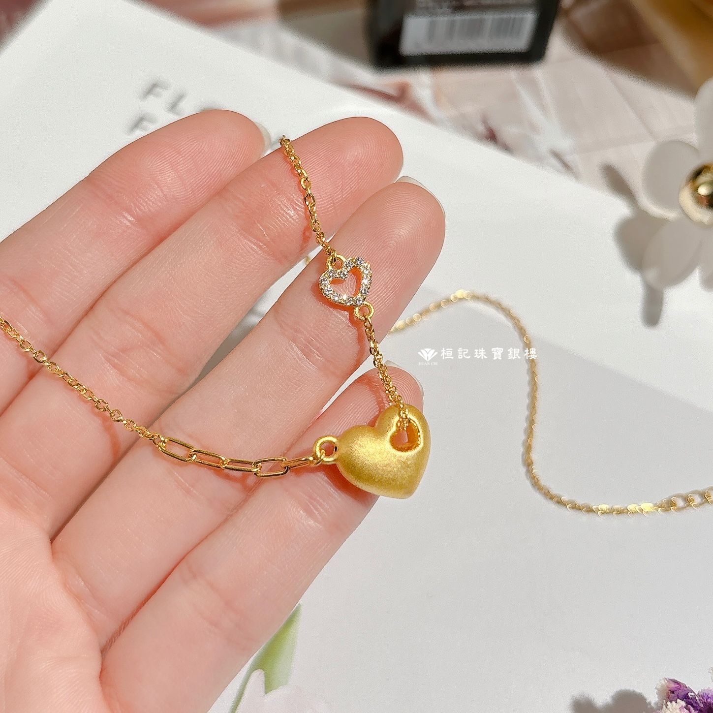 一見傾心 黃金項鍊