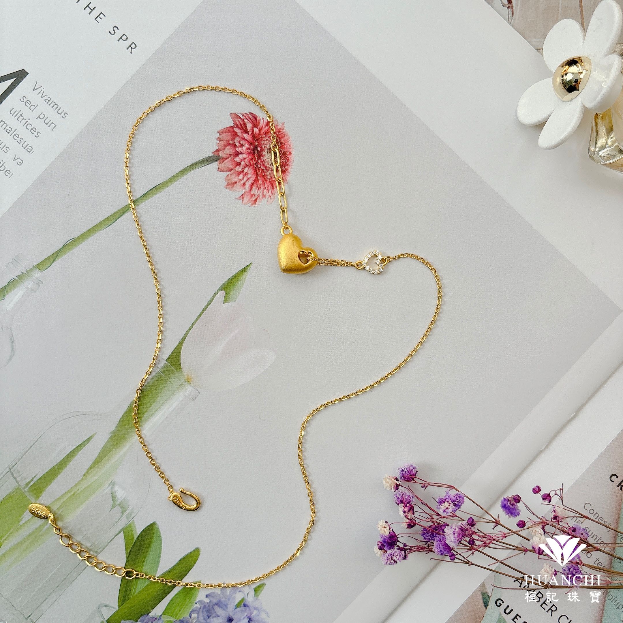 一見傾心 黃金項鍊