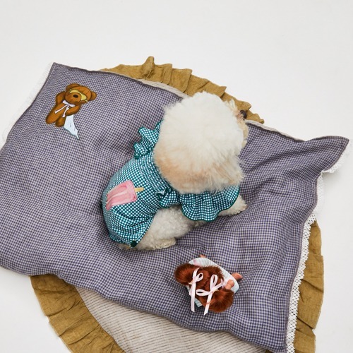 Louisdog 泰迪格紋鵝絨毯