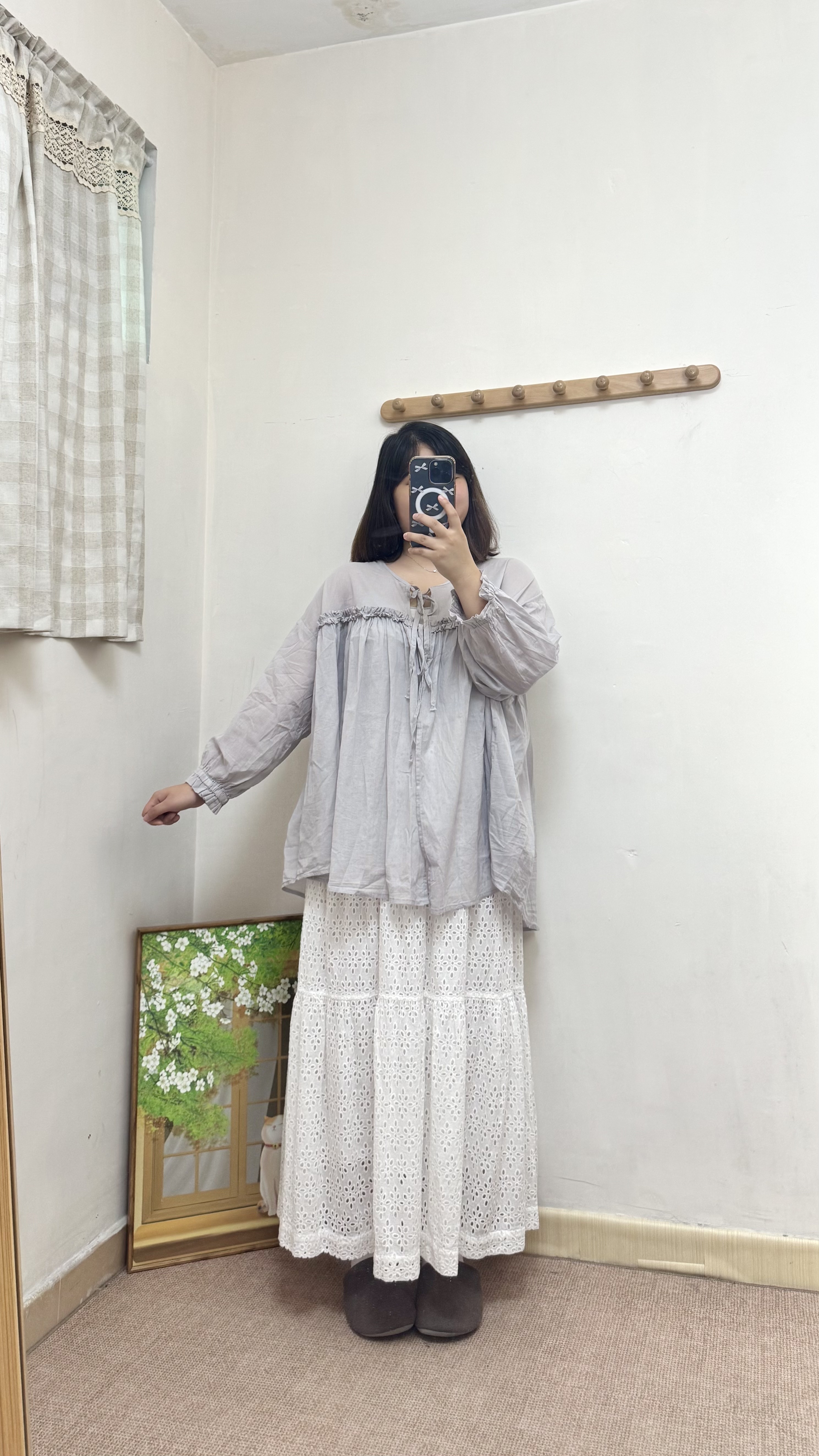 花邊綁帶薄身外套