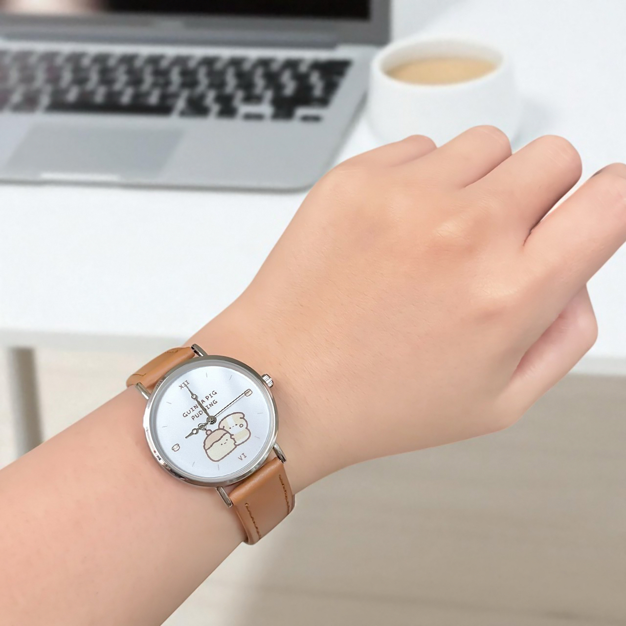 【路易斯與布丁】簡約中性皮錶