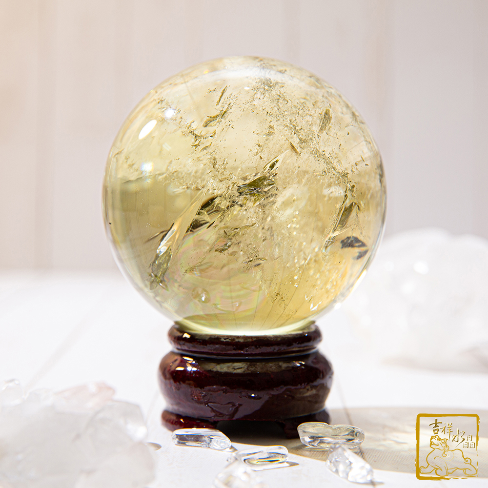 黃水晶球 6.5cm 旺偏財運